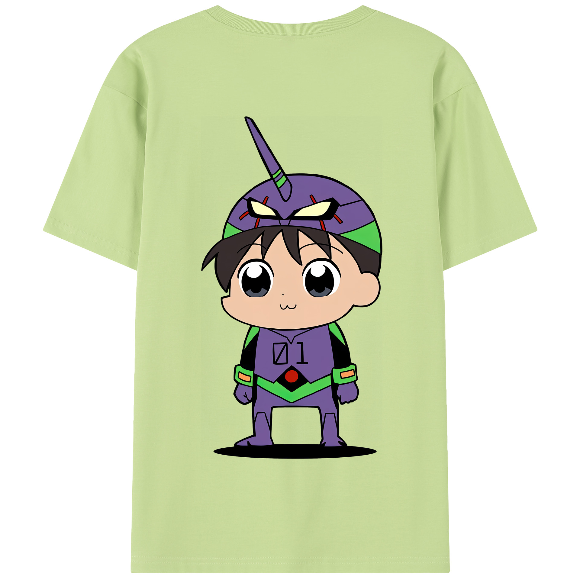 （画像用） EVA 新世紀エヴァンゲリオン 綿100％半袖Tシャツ（背面プリント）